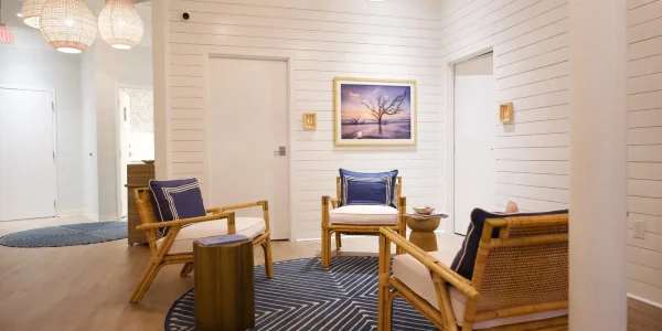Interior waiting area at RestFuel